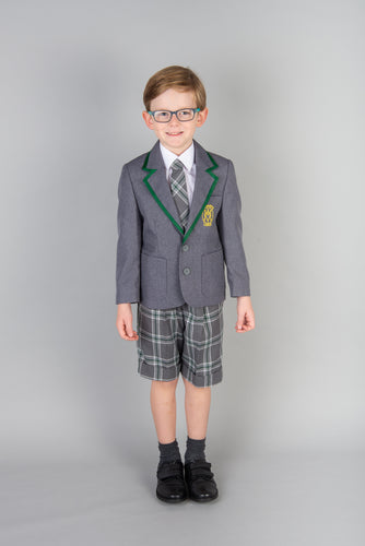St Marys Eco Blazer for boys, only at Kinderland Largs and available for hire, save money shop local