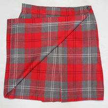Red and grey tartan culottes as part the school uniform for Largs Primary, Inverkip, Crookston Primary, Gavinburn Primary School